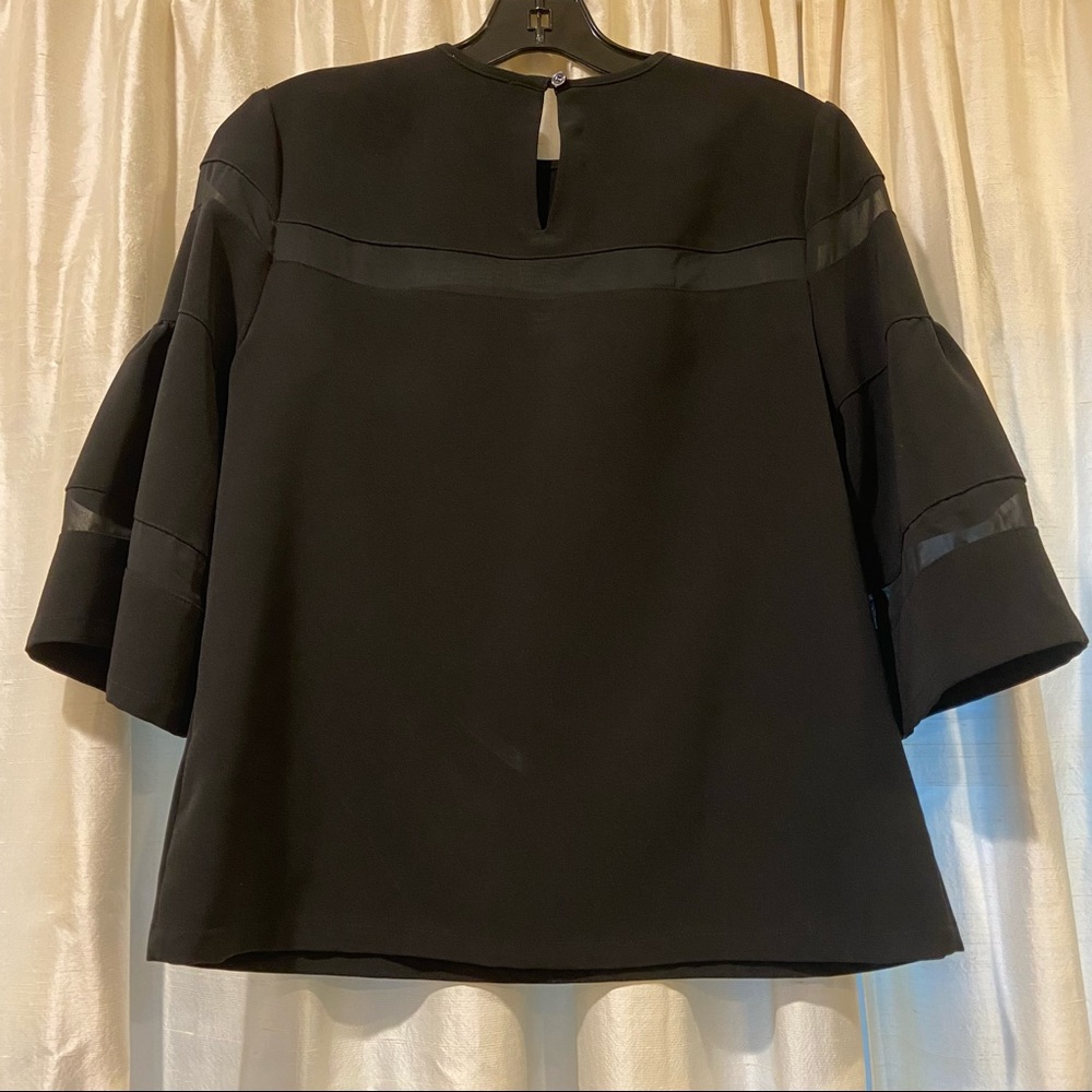 Blouse With Transparent Panels - image 2